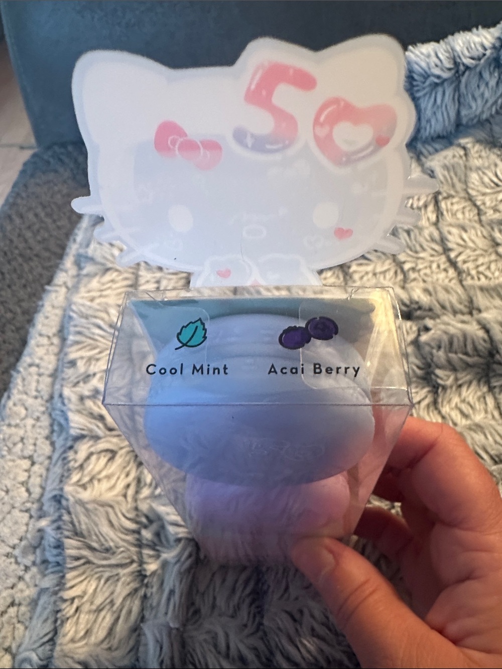 Hello Kitty Kids Lip Balm Duo - Mint Green & Purple